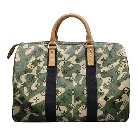 louis vuitton camo|Louis Vuitton camo duffle.